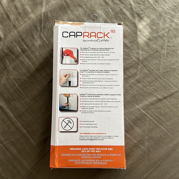 Cap Rack - Over The Door - Picture 2 of 3